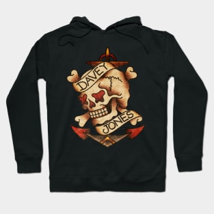 OldSalt American Traditional Davey Jones Nautical Skull Hoodie